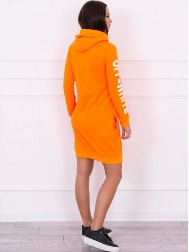 Neoninė oranžinė suknelė MOD025 GP 1