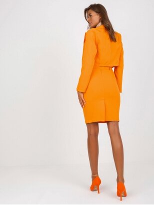 Oranžinės spalvos sijonas MOD2188
