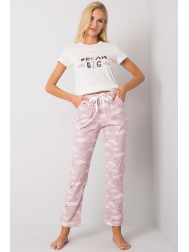 Rožinės spalvos pižama MOD2004 2