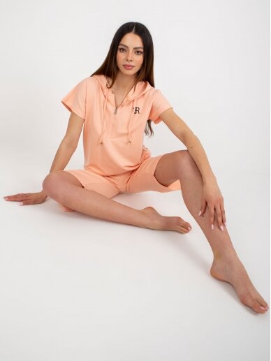 Persikų spalvos pižama MOD2359 3