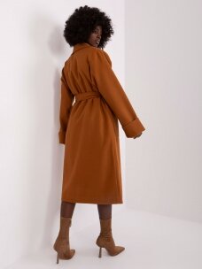 Šviesiai rudos spalvos paltas MOD2464