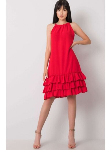 Raudona suknelė MOD1067 1