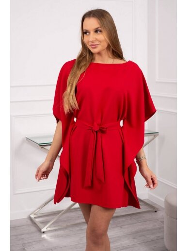 Raudona suknelė MOD497 1