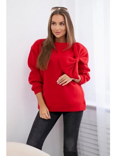 Raudonos spalvos džemperis DZM0003 1