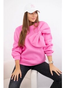 Šviesiai rožinės spalvos džemperis DZM0003