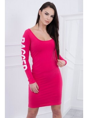 Rožinė suknelė MOD087