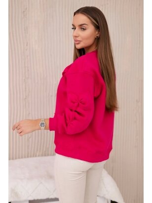 Rožinės spalvos džemperis DZM0002