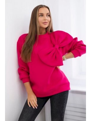 Rožinės spalvos džemperis DZM0003