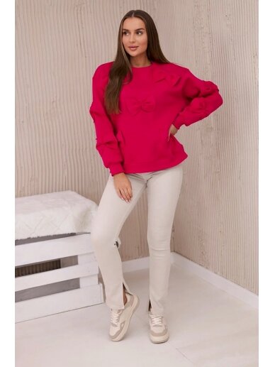 Rožinės spalvos džemperis DZM0002
