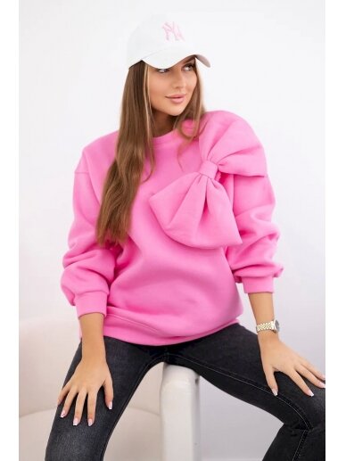 Šviesiai rožinės spalvos džemperis DZM0003
