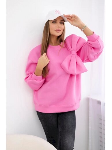 Šviesiai rožinės spalvos džemperis DZM0003 1