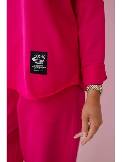 Rožinės spalvos moteriškas kostiumėlis KST0015 3