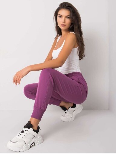 Tamsiai violetinės kelnės MOD1238 GP