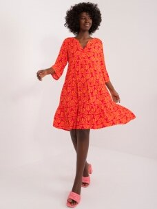 Oranžinės spalvos suknelė SKN0008