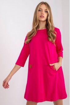 Rožinės spalvos suknelė MOD1327