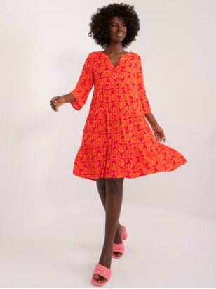 Oranžinės spalvos suknelė SKN0008 GP
