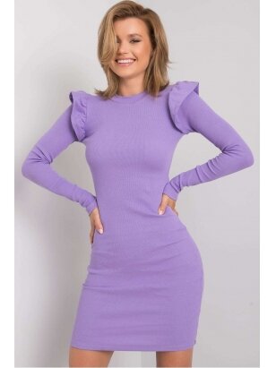 Violetinės spalvos suknelė MOD1082