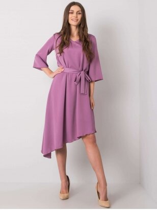 Violetinės spalvos suknelė MOD988 GP