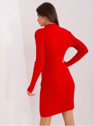 Raudona suknelė MOD2417