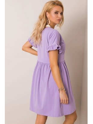Šviesiai violetinė suknelė MOD1788