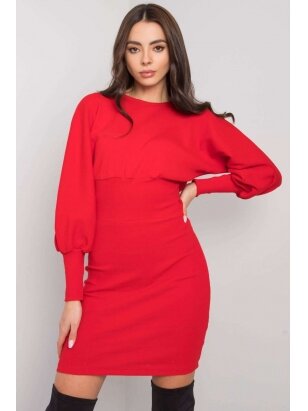 Raudona suknelė MOD1432