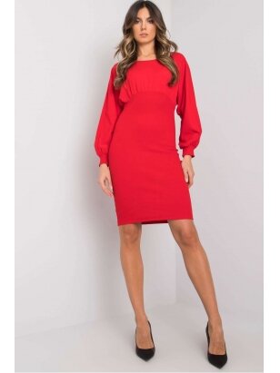 Raudona suknelė MOD1648