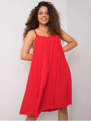 Raudona suknelė MOD960
