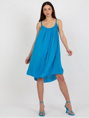Mėlynos spalvos suknelė MOD960