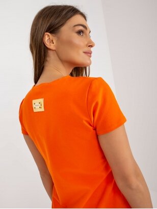 Oranžinės spalvos suknelė MOD2253 GP