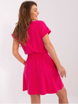 Rožinės spalvos suknelė MOD2303 GP