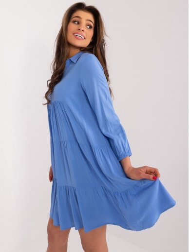 Mėlynos spalvos suknelė SKN0007