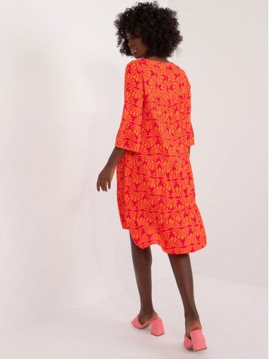 Oranžinės spalvos suknelė SKN0008 GP 4
