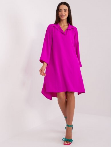 Rožinės spalvos suknelė MOD1962 4