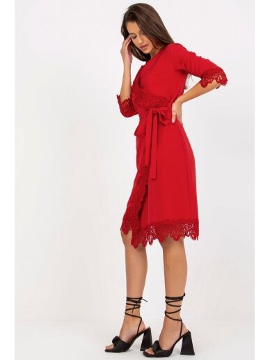 Raudona suknelė MOD2083 1