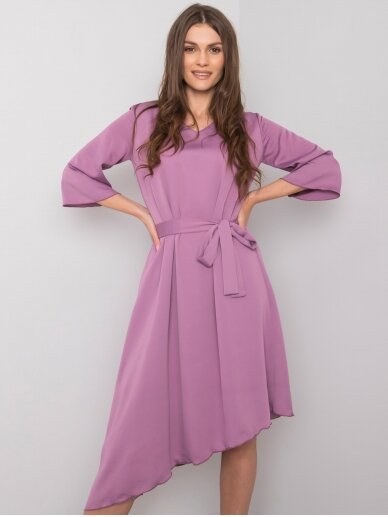 Violetinės spalvos suknelė MOD988 GP