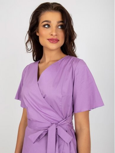 Violetinės spalvos suknelė MOD2210 2