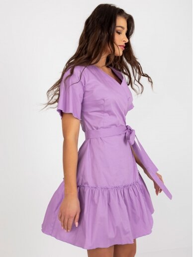 Violetinės spalvos suknelė MOD2210 1