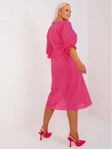 Rožinės spalvos suknelė MOD2321 1