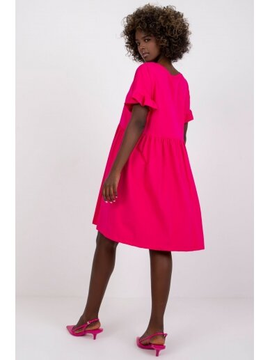 Rožinė suknelė MOD1788 1