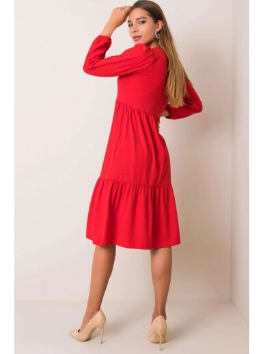 Raudona suknelė MOD1210 1