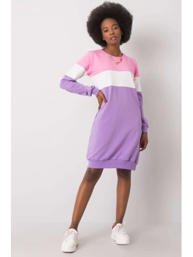 Violetinės spalvos suknelė MOD946 1