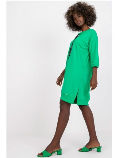 Žalia suknelė tunika MOD1588 2