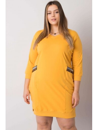 Geltona suknelė MOD1661 1