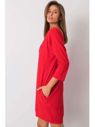 Raudona suknelė MOD1414 2