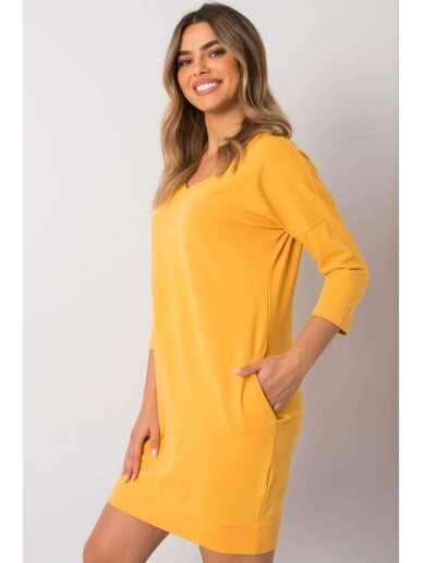 Geltona suknelė MOD1414 2