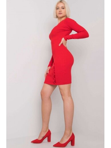 Raudona suknelė MOD1665 2