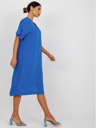 Mėlynos spalvos suknelė MOD2385 GP 2