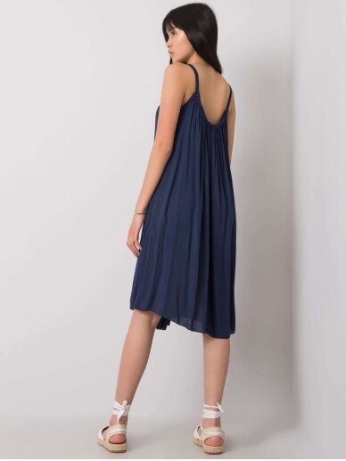 Tamsiai mėlyna suknelė MOD960 1