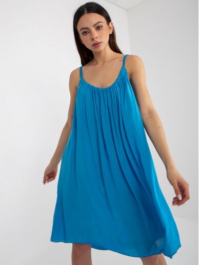 Mėlynos spalvos suknelė MOD960 3