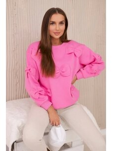 Šviesiai rožinės spalvos džemperis DZM0002